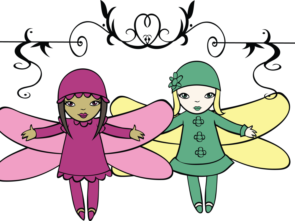 bright fairy friends cartoon
