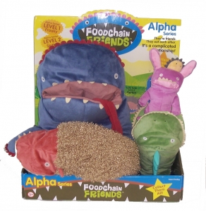 Food Chain Friends 5 piece packaging