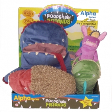 Food Chain Friends 5 piece packaging